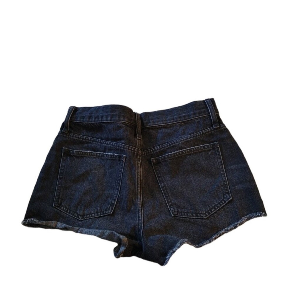 Madewell Jean Shorts High Rise Raw Hem Size 26 - Picture 2 of 11